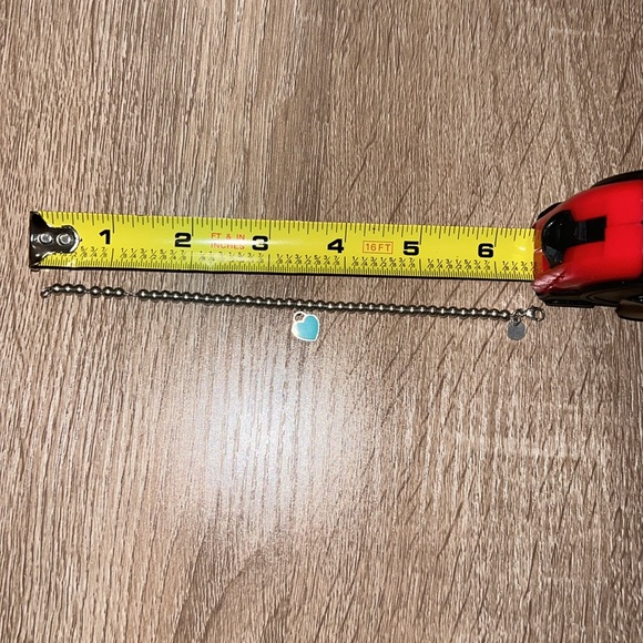 Tiffany & Co. Blue enamel Heart Tag Bead Bracelet - Picture 5 of 5